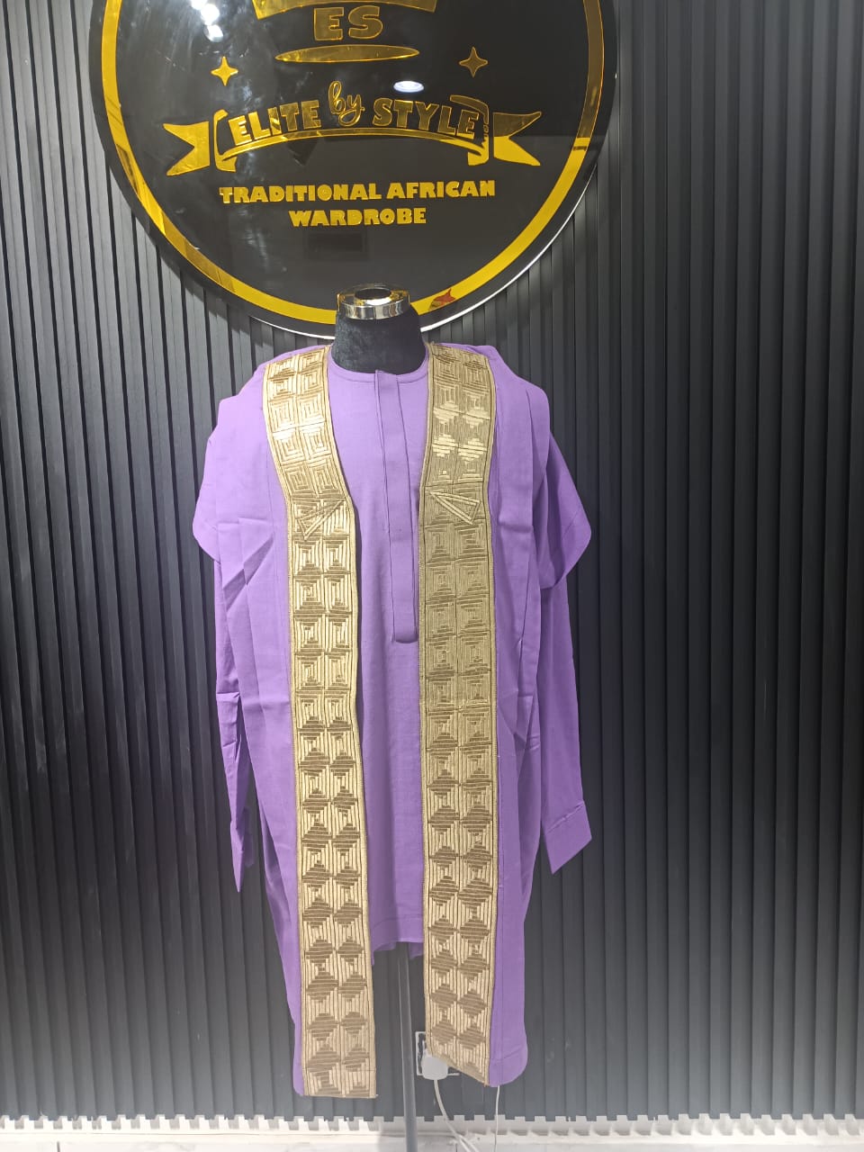 Royal Amethyst Agbada Set